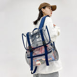 Waterproof Travel Backpack - Pvc Material - Grey