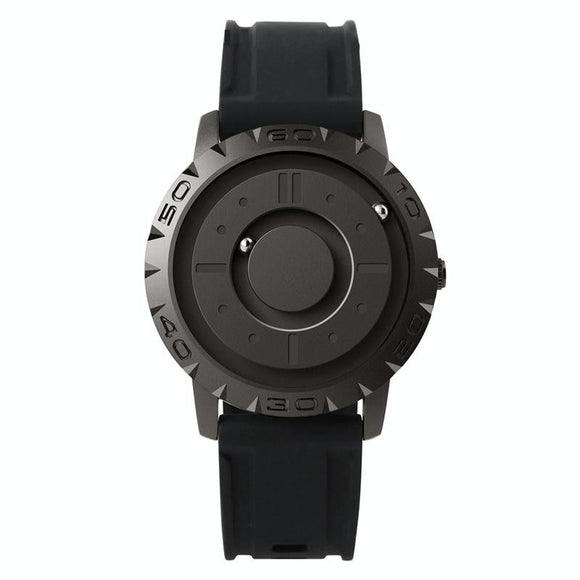 Bezel-free Magnetic Ball Watch - Men Design - Black