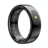 7 Smart Ring Heart Rate Blood Oxygen Sleep Sports - Black