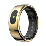 7 Smart Ring Heart Rate Blood Oxygen Sleep Sports - Black