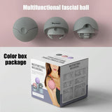 3-In-1 Fitness Yoga Massage Ball Cervical Meridian Massager - Pink