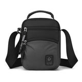 Waterproof Men Outdoor Messenger Bag Sports & Leisure Shoulder Bag - Black