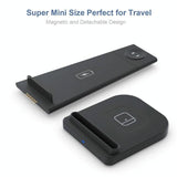 3 In 1 Portable Wireless Charger Detachable - White