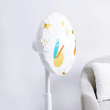 Modern Minimalist Floral Floor Fan Cover - 48cm - Yellow