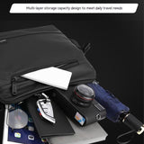 Simple Men Casual Holding Messenger Bags - Black