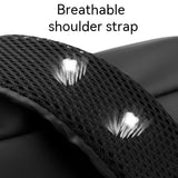 Simple Men Casual Holding Messenger Bags - Black