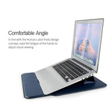 13.3 Inch Multifunctional Notebook Liner Bag in Pu Material - Royal Blue