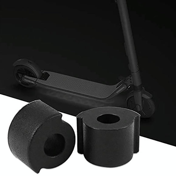2-pack Silicone Shock Pads for Ninebot Es2 Scooter - Black