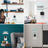 Ahastyle Wall Storage Stand - Compact and Versatile - White - For Amazon Echo Dot 3/4