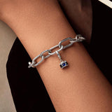 925 Sterling Silver Openable Camera Bead Bracelet