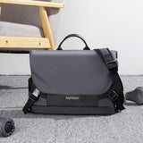 Waterproof Oxford Messenger Bag For Men - Black