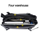 Waterproof Oxford Messenger Bag For Men - Black