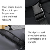 Waterproof Oxford Messenger Bag For Men - Black