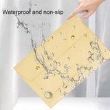 3-in-1 Waterproof Leather Laptop Liner Bag - 13 Inches - Light Grey