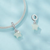 925 Sterling Silver Luminous Star Wishing Bottle Pendant