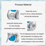 925 Sterling Silver Wave Shell Silicone Bracelet Beads