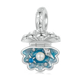 925 Sterling Silver Openable Scallop Bead Pendant