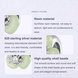 925 Sterling Silver Flower Pearl Silicone Spacer Beads For Jewelry