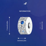 925 Sterling Silver Diy Bracelet Beads & Pendant Set