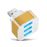 3-Port Usb 2.0 Hub Expander - Gold