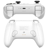 Wireless Gaming Controller + Charging Dock for Pc / Windows 10 / 11 / Steam Deck - 2.4g - White