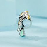 925 Sterling Silver Adorable Cat Bead