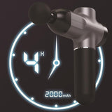 Portable Rechargeable Muscle Massager - Grey Handbag