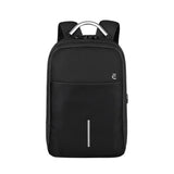 13-15.6 Inch Anti-theft Laptop Backpack in Mysterious Black