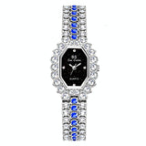 Sparkling Full Diamond Women Watch - Niche Glitter - Golden Green