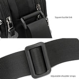 Outdoor Sport Messenger Bag Street Casual Design - Black