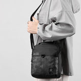 Outdoor Sport Messenger Bag Street Casual Design - Black