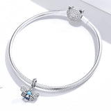 925 Sterling Silver Bee Pendant For Diy Bracelets