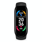 Advanced Health Tracker With Heart Rate Blood Pressure And Sleep Monitoring - Black