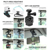 360 Degree Rotating Sun Visor Camera Mount for Vlogging