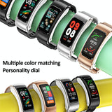 1.08 Inch Steel Band Earphone Detachable Life Waterproof Smart Watch Support Bluetooth Call - Black