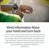 2.01 Inch Bluetooth Call Smart Watch Support Heart Rate / Blood Oxygen - Black