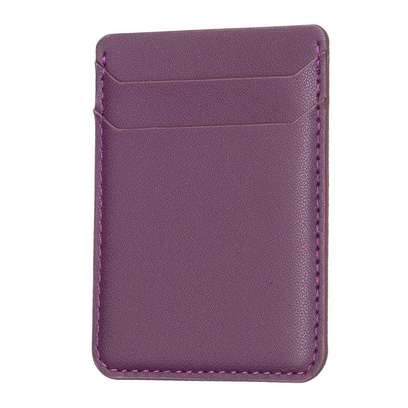 R20 Texture Card Bag Back Sticker For Mobile Phones - Dark Purple