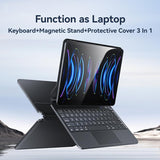 Usams Keyboard Protector With Digital Display - Black - For Ipad Air 2020 / Air 2022 10.9 / Pro 11