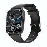 1.83 Inch Bt5.2 Smart Sport Watch Support Sleep / Heart Rate / Blood Oxygen / Temperature / Heart Sugar / Blood Pressure Health Monitor - Black