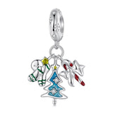 925 Sterling Silver Gingerbread Man Pendant Scc2914