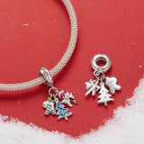 925 Sterling Silver Gingerbread Man Pendant Scc2914