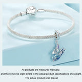 925 Sterling Silver Dragon Pendant Beads