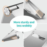 Foldable Laptop Stand - Aluminum Alloy Silver
