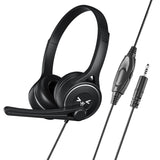 3.5Mm Wired Noise Cancelling Gaming Headset - Black