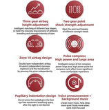 Adjustable Eye Massager With Hot Compress Black - Black