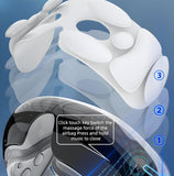 Adjustable Eye Massager With Hot Compress Black - Black