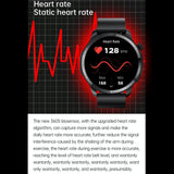 1.39 Inch Ip67 Waterproof Leather Band Smart Watch Supports Bluetooth Call / Blood Oxygen / Body Temperature Monitoring - Black