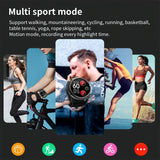 1.39 Inch Colour Screen Smart Watch Support Heart Rate Monitoring / Blood Pressure Monitoring - Black