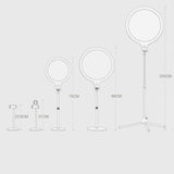 26cm Live Broadcast Beauty Light Bracket - Medium Version for Desktop Photography