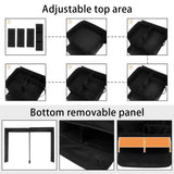 Black Folding Golf Bag with Large Capacity